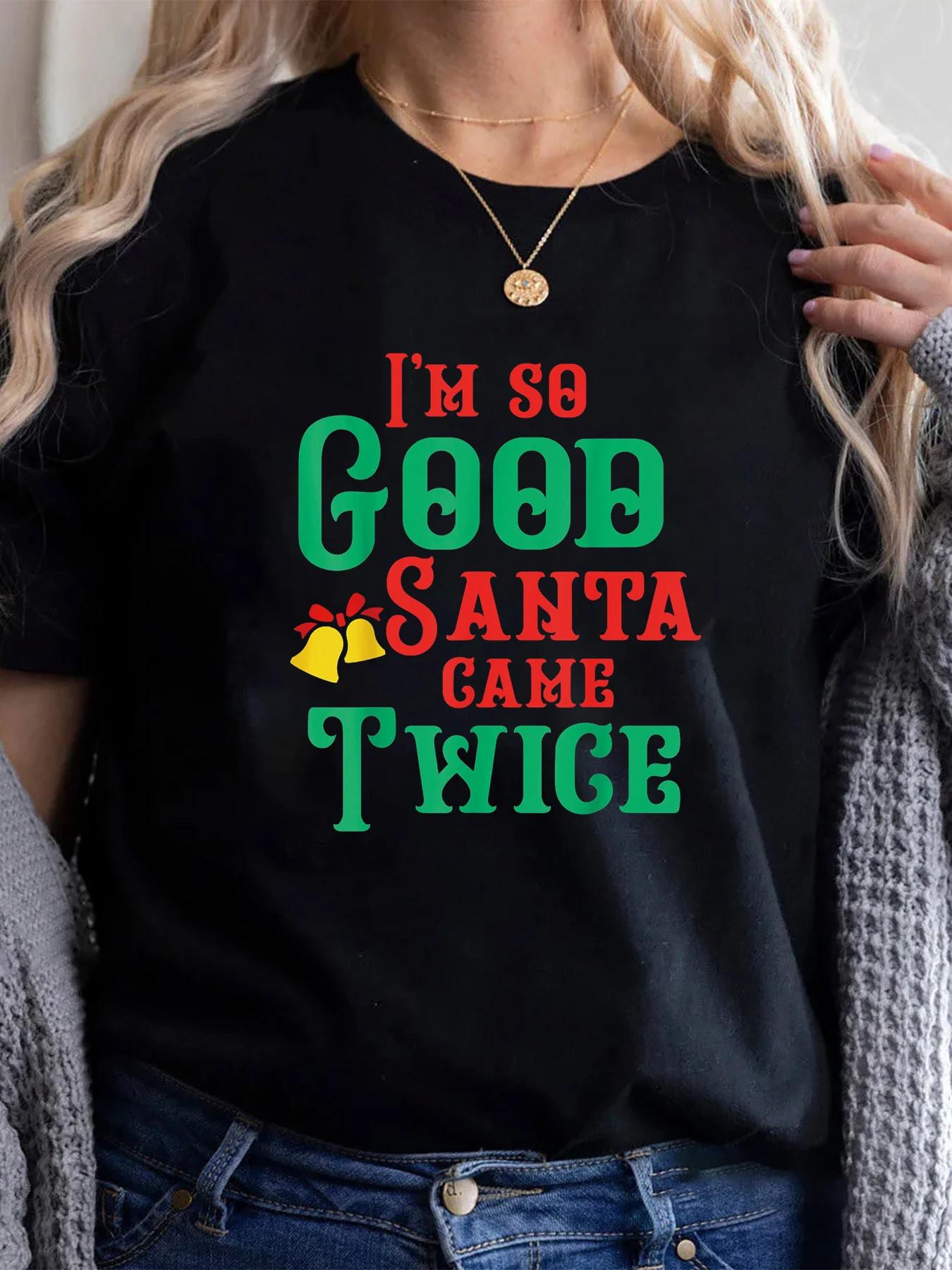 

Funny Dirty Naughty Inappropriate Christmas Womens Casual Short Sleeve Printed Summer TShirt Oversized T Shirt S