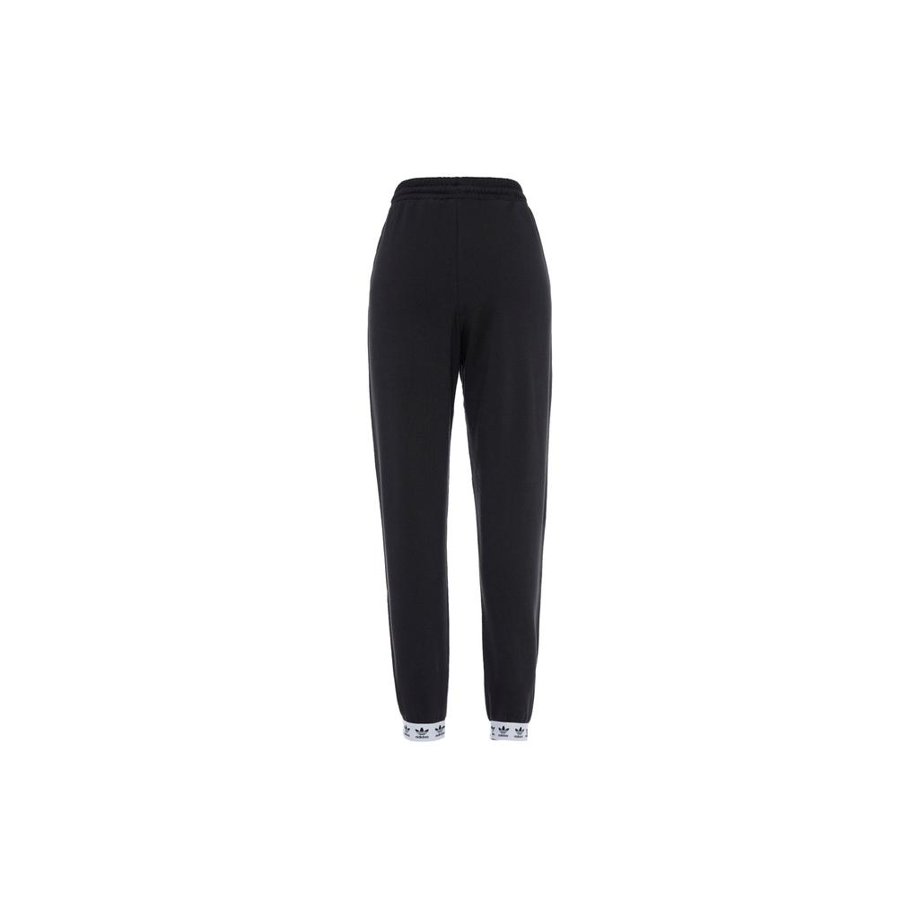 adidas Originals Tape Jogger Solid Color Fleece Logo Micro Marked Cuffed Warm Casual Sports Pants Winter Knitted Sports Pants Women Joggers HB6029