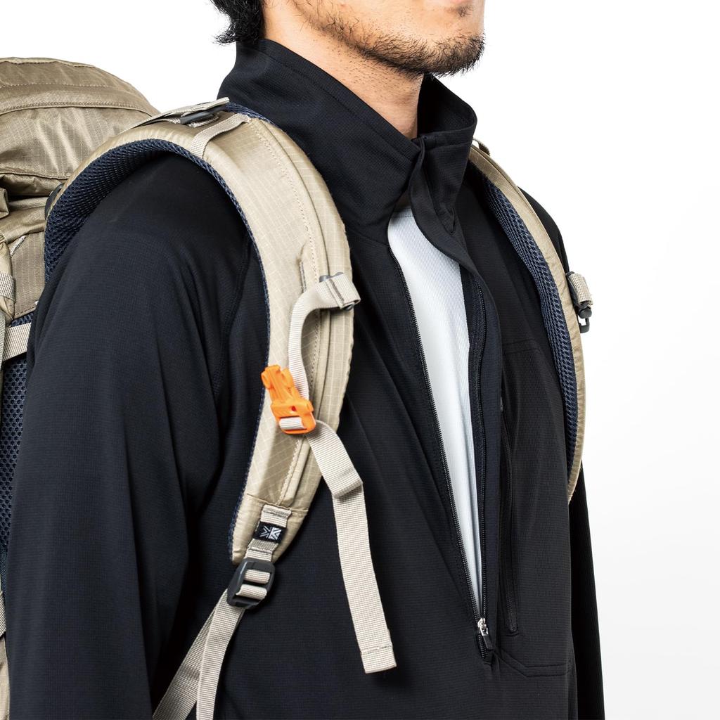 Karrimor Trekking Black Fast-Dry L/S Half-Zip