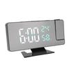 Digital Alarm Clock Large Display LED and Mirror Desk Clock 3 Brightness Levels Modern Electronic Clock for Bedroom