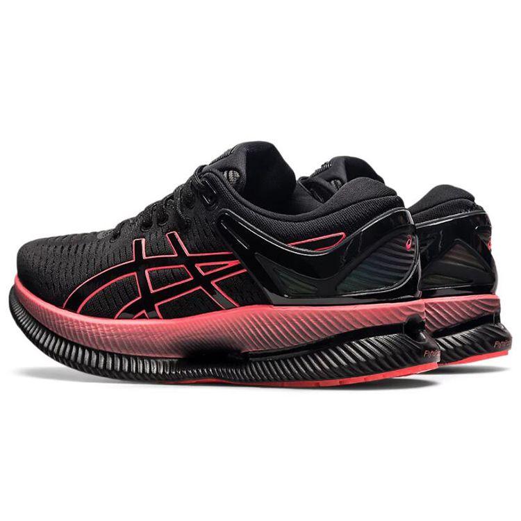 Asics Metaride Comfortable Durable Breathable Low-Top Casual Running Shoes Women Sneaker Black Red 1012B070-001