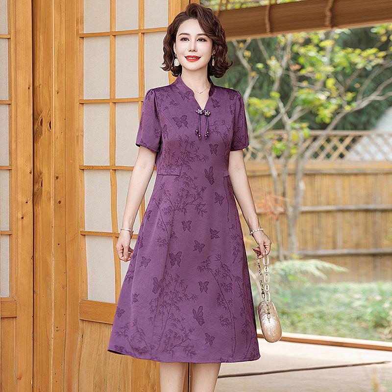 

Elegant 2026 Over-the-Knee Summer Dress: Flattering and Stylish for Women 5XL [145-160 lbs] фиолетовый