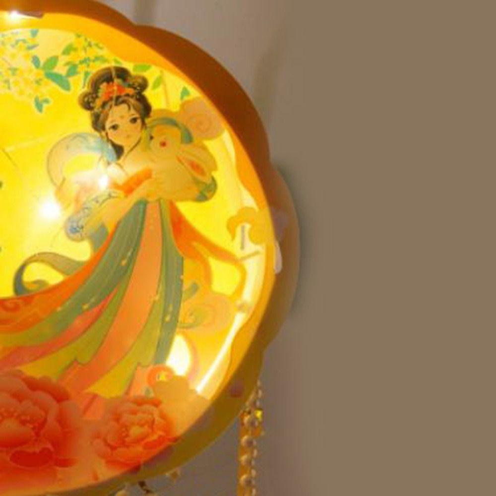 Chinese Style Mid-Autumn Festival Lantern Luminous DIY Material Bag Ancient Lantern Lamp  Kids Gift