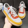 Fashion Retro Multi Color Mens Canvas Shoes Low Cut Versatile Man Vulcanization Shoe Fashion Breathable Flat Skateboard Casual Shoes