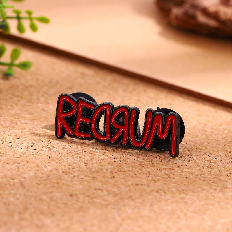 Creative Cartoon English Alphabet Series Alloy Brooch Fashion Versatile Metal Badge Clothes Accessories Clothing