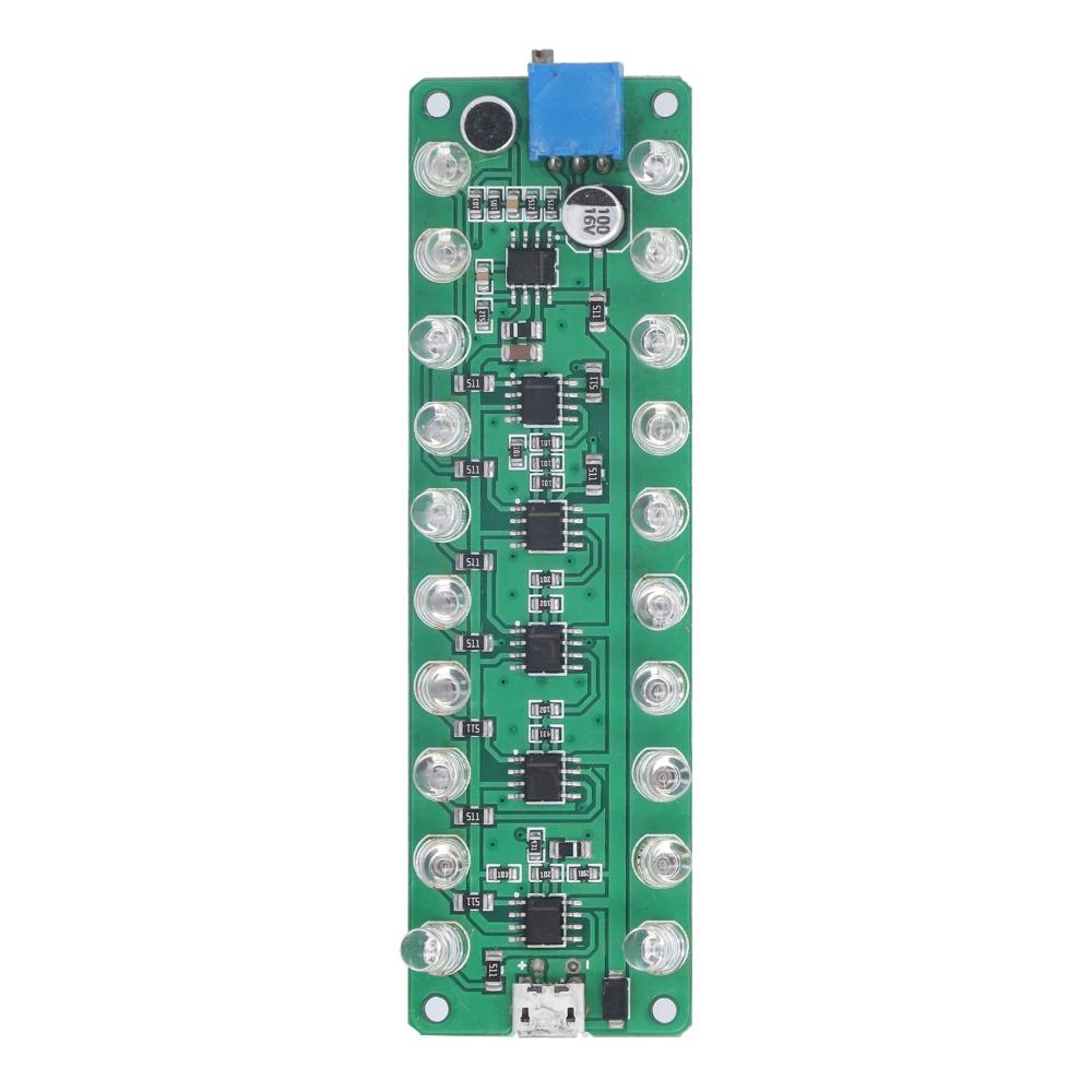 LED Display VU Meter Voice Control LED VU Meter Module LED Indicates RGB Bar  Professional Sound