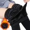 Elastic Fleece Lined Leggings Solid Color Thermal Leggings Winter Velvet Leggings  Autumn Winter