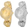 "Women's Analog Fashion Watch Glitter Diamond 3ATM Water Resistant Alloy Band Casual Business"