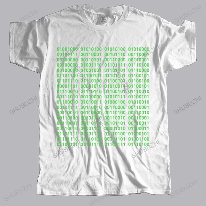 TShirt Novelty Binary Funny Computer Programmer Math Adult Unisex Mens TShirt Black casual High Quality Casual Clothing S
