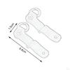 2 Pieces of Pockets Transform Belt, Punch-, Shoulder Strap Buckles, Pocket Accessories, Universal