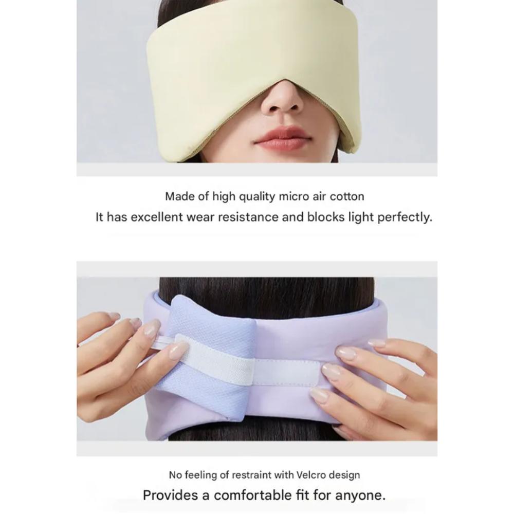 Spací maska na oči s plným krytím 2 ks