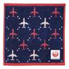 Marushin Hand JAL Japan Night Jacquard 6205001300 Towel, Airlines, Flight, 25x25cm, 100% Cotton, Weave,