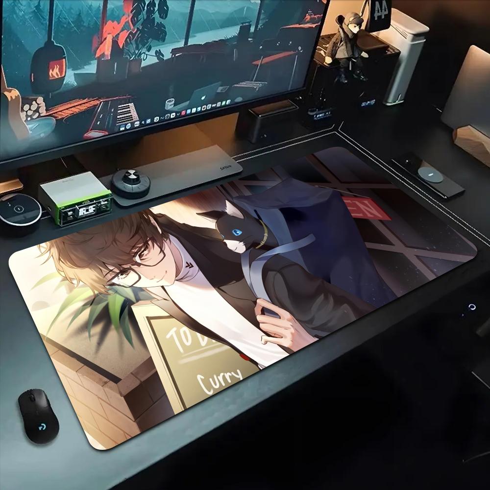 Anime glasses boy Mouse Pad 500X1000 mm Large Gaming Mousepad Gamer XL Rubber Otaku Keyboard Pad Laptop Desk Mat