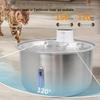 Smart Stainless Steel Pet Drinking Fountain with Auto Circulation