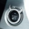 Rhinestone Car Ring Shiny Exquisite Fine Workmanship Devil Bling Ignition Ring Decoration Car Decor