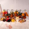 Kawaii Mixed Style Plush Pendant, Fluffy Bug and Potted Plant Stuffed Keychain, Soft Furry Toy for Gifts.