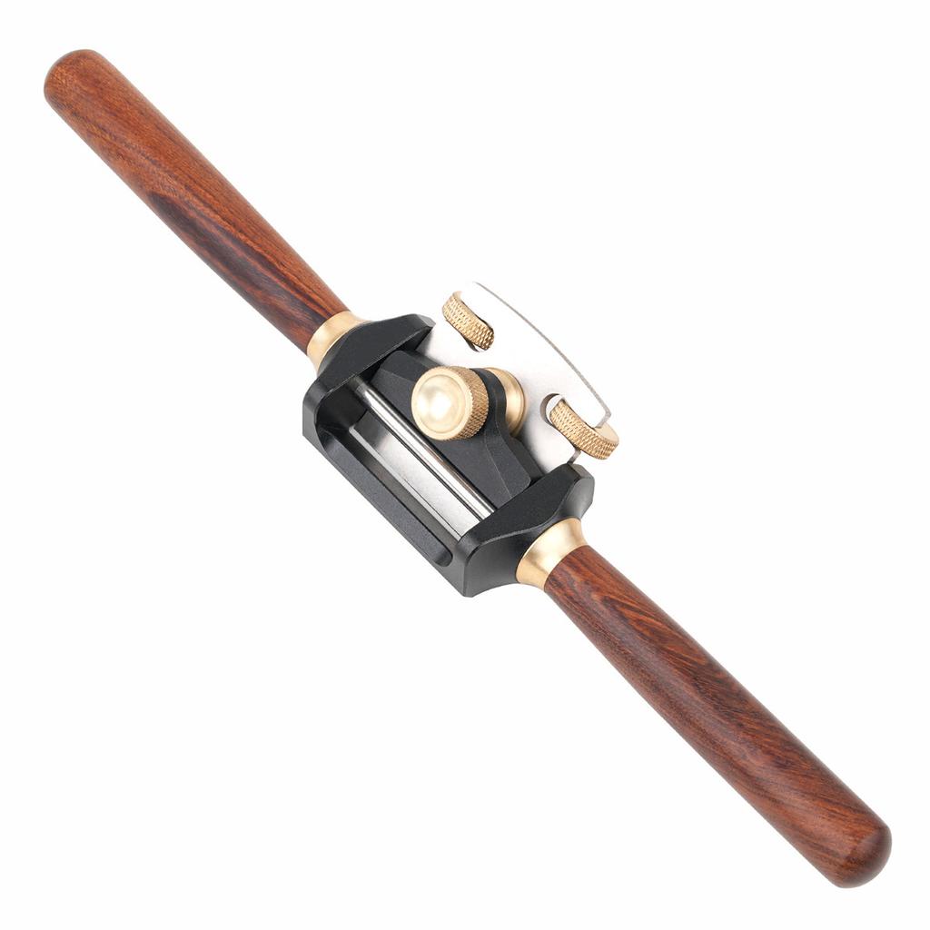 Adjustable Two Handed Mini Planer Tool,Aluminum Alloy Woodworking Cutting Plane Spokeshave Hand Trimming Tool Manual Wood Planer