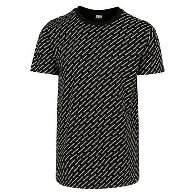 Urban Classics Herr T-shirt med heltäckande logotryck