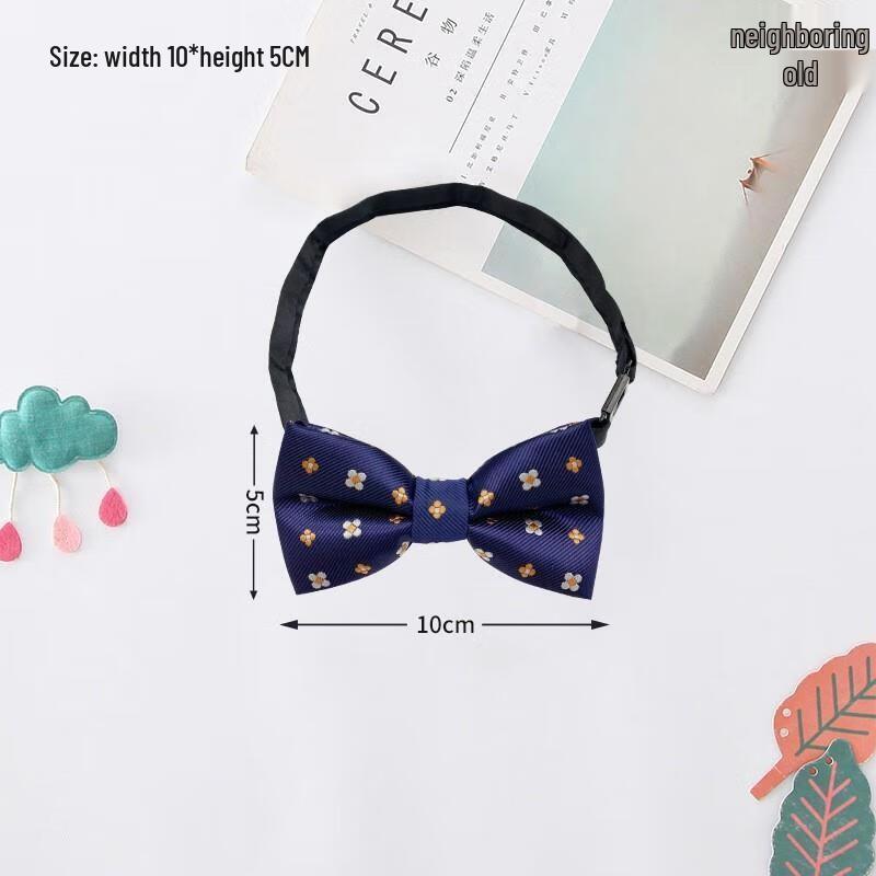 

HANDUNYOU Kids Floral Pre-tied Bow Tie