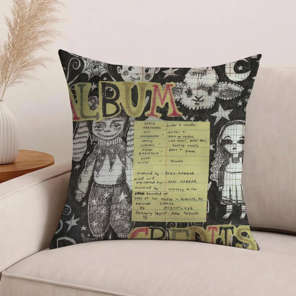 

Band W-WednesD-day Bleeds Pillow Case Office Cushions Suitable For Sofa Car Bedroom Decorative Cushion Cover 30cm x 30cm