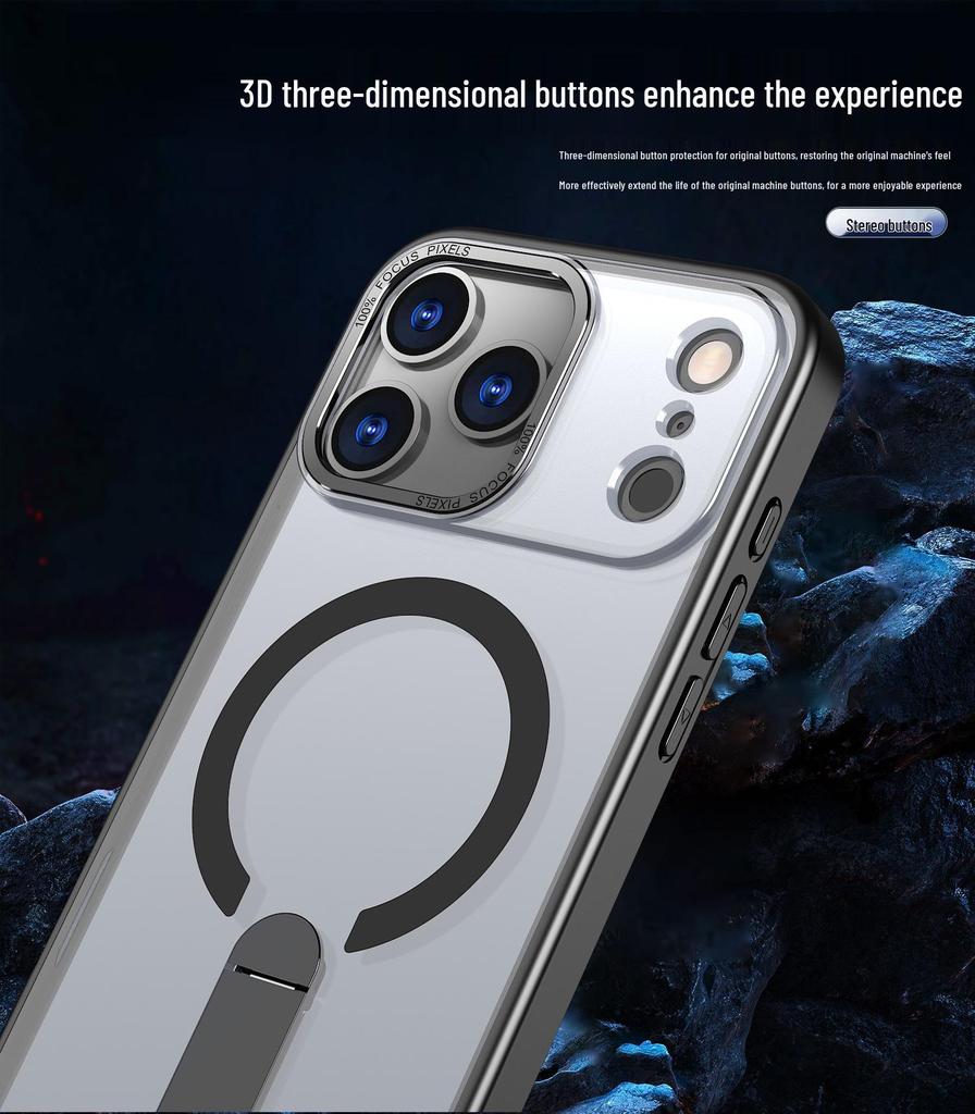 iPhone 17 Pro Max Starlight MagSafe Case with Magnetic Stand, Drop-proof
