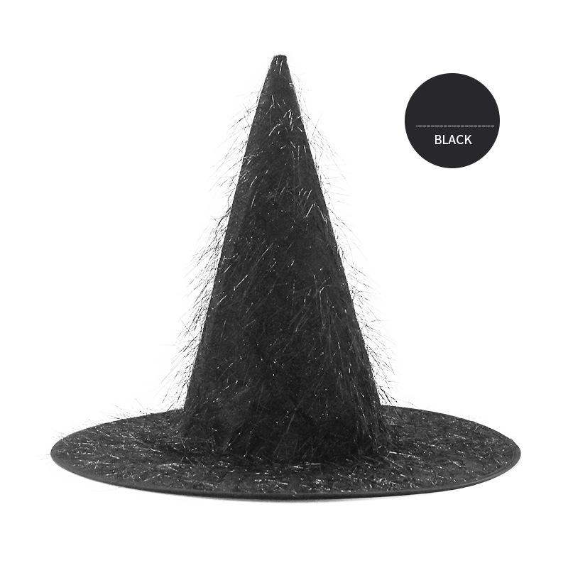 5pcs Halloween Witch Hat Magical Masquerade Carnival Costume School Performance Halloween Decoration Party Hat Wizard Men Women 
