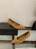 French temperament single shoes women's 2025 new pointed head shallow mouth versatile commuter work shoes thin heel suede high heels women