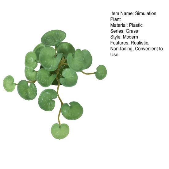 Fake Plant Not Withered Background Decoration Long Lasting Creative Coriander Leaves Simulation Green Home Decor