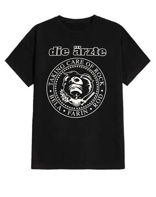 NEW Die Ärzte - Taking Care Of Rock Heavy Cotton Black S-5XL T Shirt SE868 Unisex T-Shirt Graphic Tee