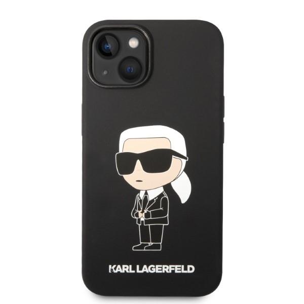 Etui do iPhone 14 Plus Karl Lagerfeld MagSafe Czarne