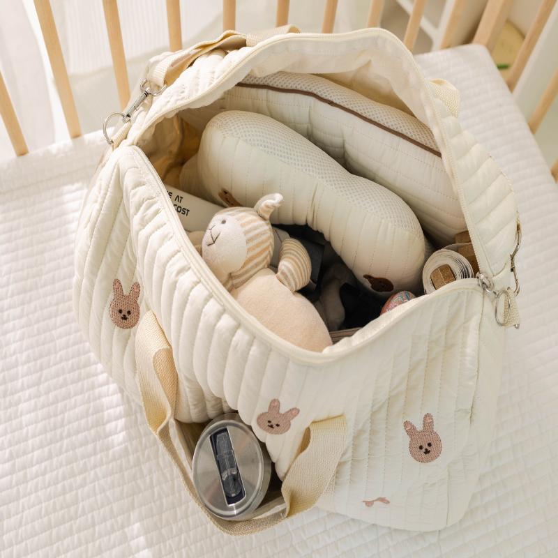 Large Mommy Bag Maternity Baby Diaper Storage Bag Large Capacity Baby Items Organizer Women Travel Bag Multi-Functional Handbag