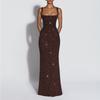 2026 Spring New Women's Fashion Cross-border Europe, America, Amazon: Fashionable, Elegant, and Elegant Slim-fit Slip Dress