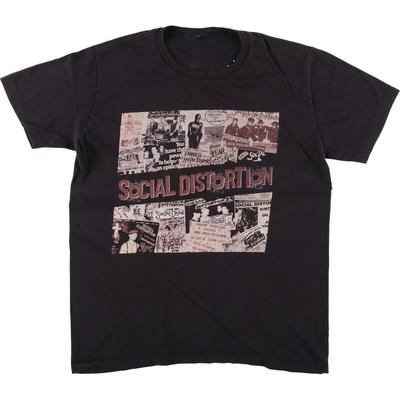 Vintage Social Distortion Tour Flyers Collage T-shirt Size S To 5XL NZ250 Unisex T-Shirt