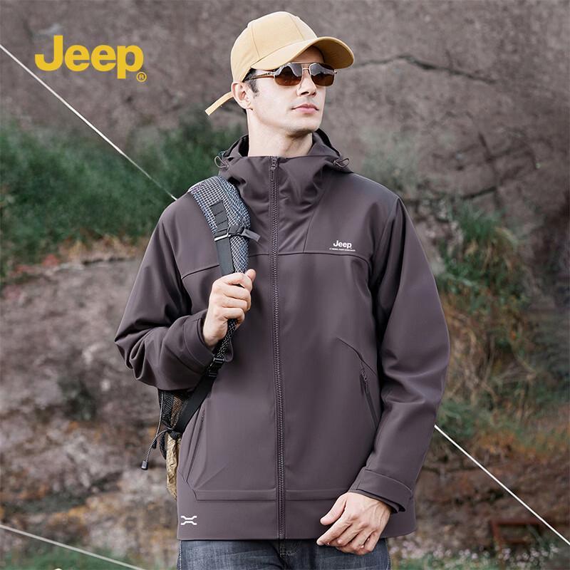 Jeep Unisex Single-Layer Windproof Outdoor Jacket