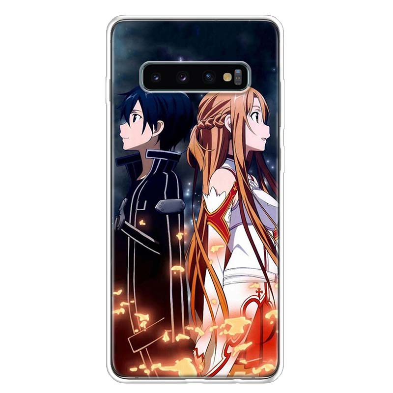 Sword Art Online kirito and asuna For Samsung Galaxy S25 S24 S23 S22 Ultra Phone Case S21 Plus S20 FE S10 + S25Edge Fundas Cover