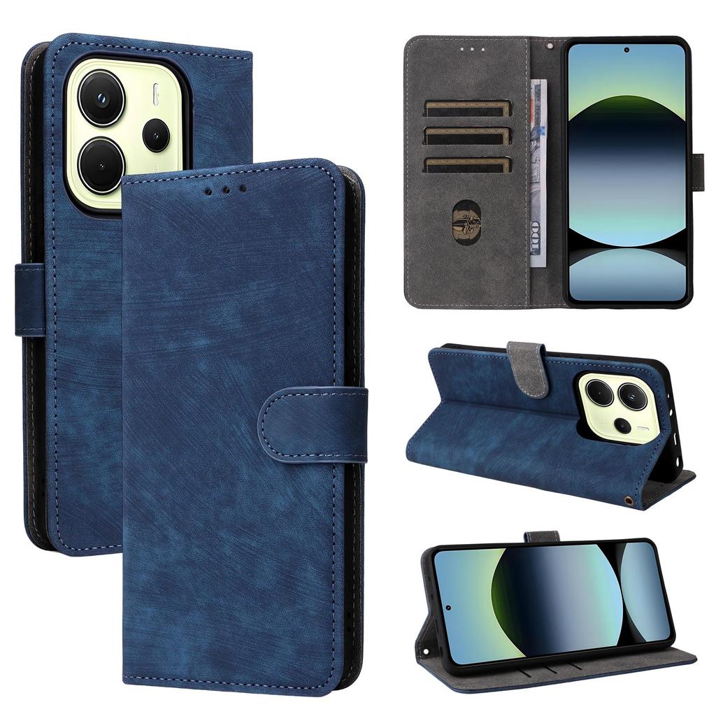 Leather Flip Cover For Xiaomi Redmi Note 14 4G Leather Case Shockproof Wallet Shockproof Bumper Covers