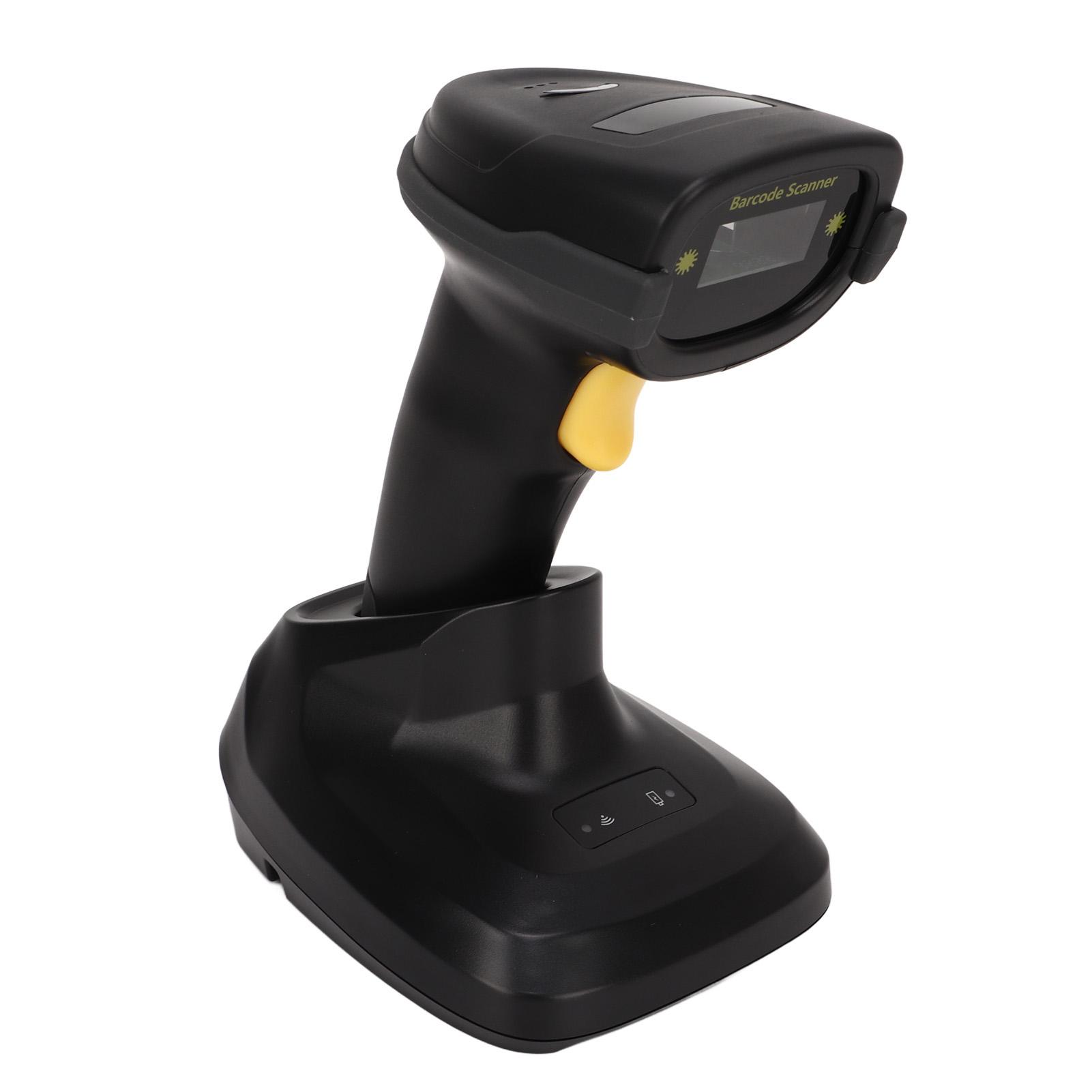 

Barcode Scanner 2.4G Wireless 1D Bar Code Reader Tool with Charging Base for Store