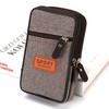 Nylon Colth Mobile Phone Bags Horizontal Style Mobile Phone Purse Belt Waist Bag  Outdoor