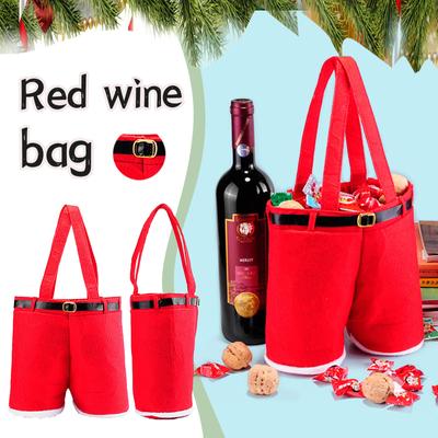(Nikita) Kreative Tasche im Weihnachtsmann-Hosen-Stil, süße Taschen, Weihnachtsstrumpf, Baumfüller, Säcke, Strumpf, Weihnachtsgeschenk, Weihnachtsdekoration