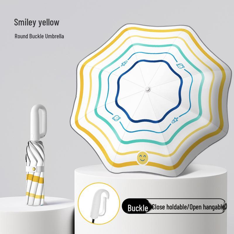 Children's Safe Automatic Umbrella - Anti-Stab, Rounded Corners for School Boys & Girls