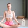 Insulated Water Bottle Double Wall Gym Bottle With Straw And Handle Lid 650ml Outdoor Bottle For Cycling Sports Running