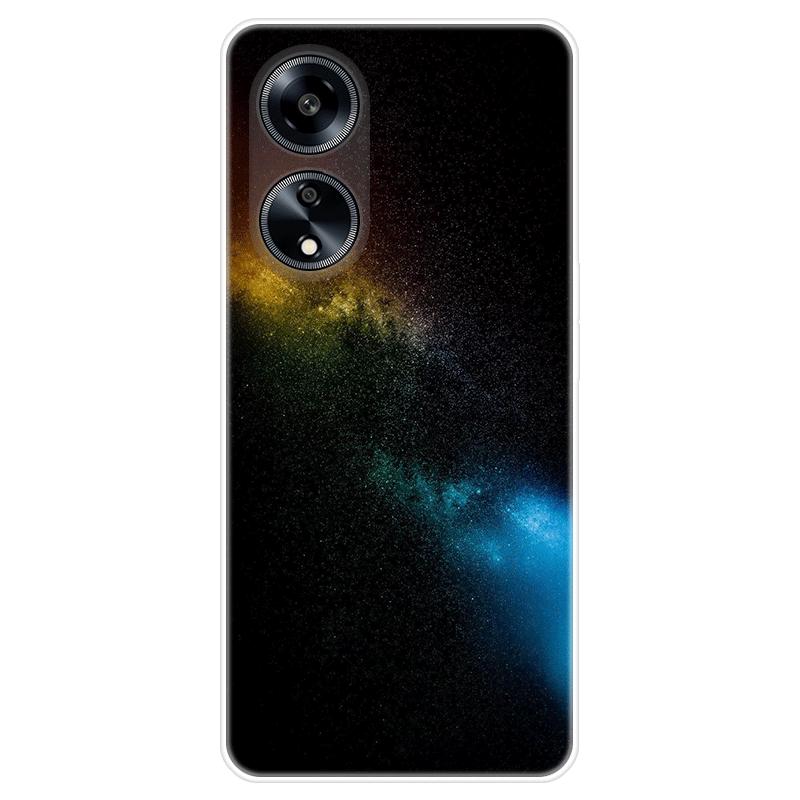 For OPPO Reno10 Reno 10 Pro A98 A 98 5G deksel mykt silikon bakdeksel tegneserie telefonveske Stjernehimmel