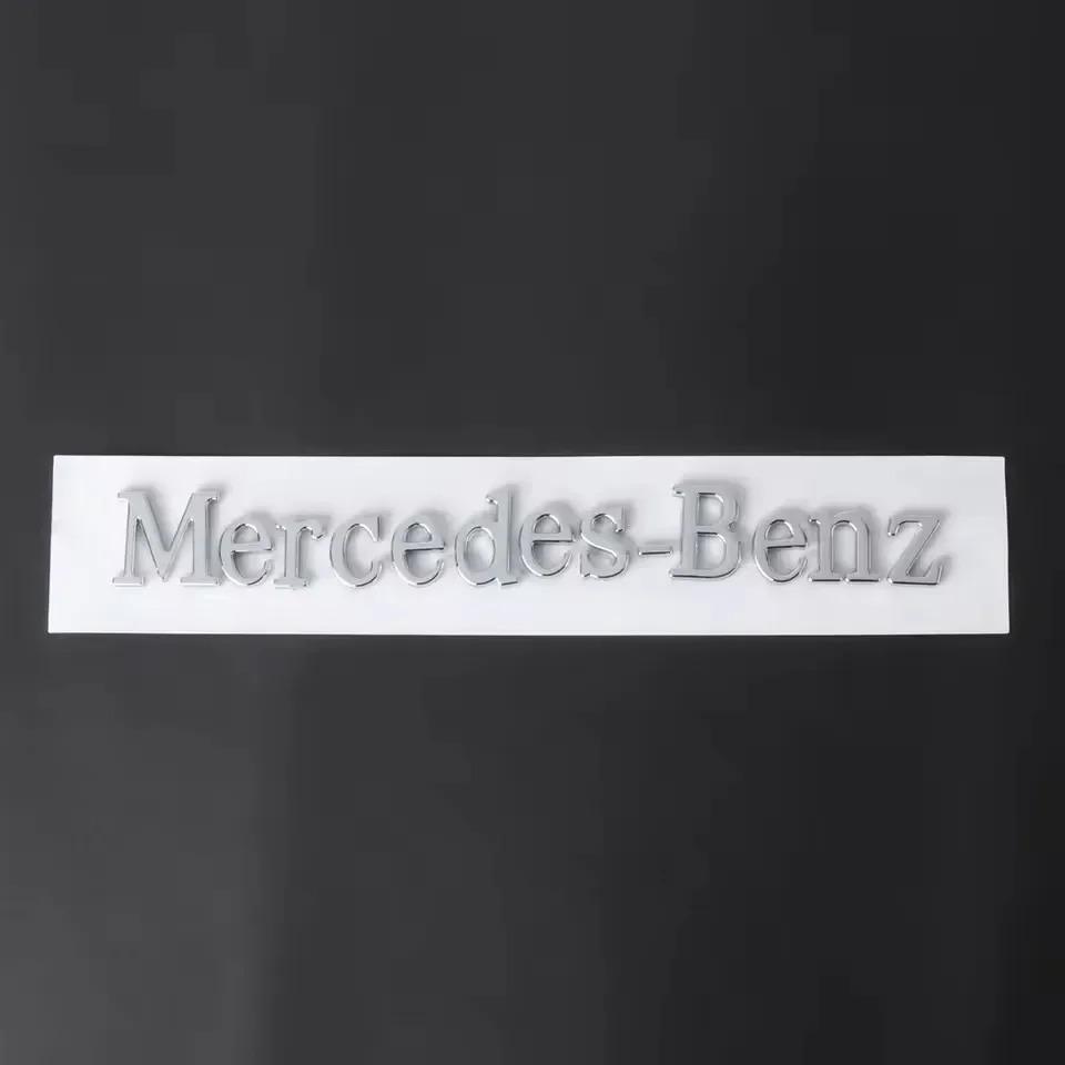 1pcs Car Badge Rear Trunk Body Sticker Emblem Decoration For Mercedes Benz AMG W108 W124 W126 W140 W205 W201 KQ9