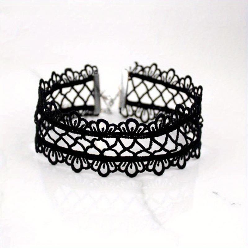 Summer Newest Fashion Jewelry Accessories Sexy Hollow Out Lace Black Choker Necklace for Couple