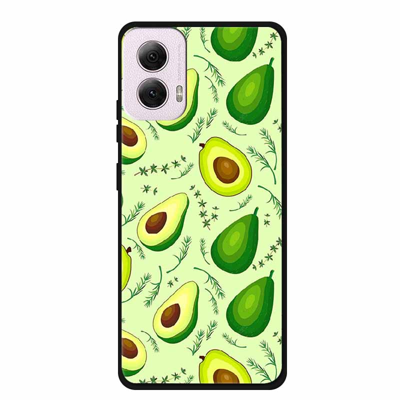 For Moto G Power 2024 Case TPU Animals Soft Silicone Phone Cases For Motorola G Power 2024 5G Wolf Protector Original Back Cover