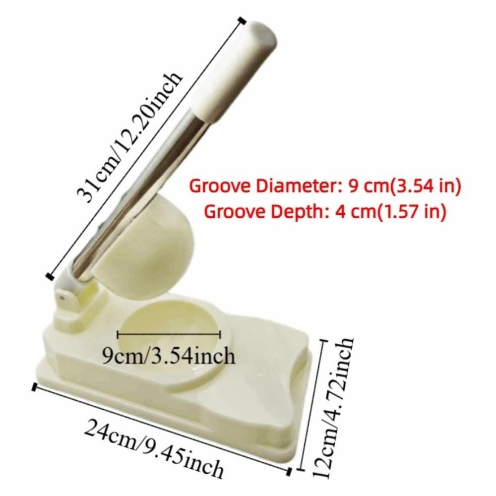 Efficient Dumpling Skin Wrapper Mold Hand Press Dough Press Maker  Restaurants