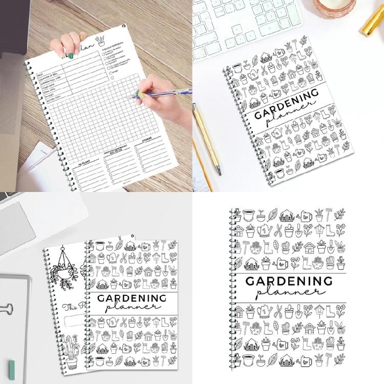 Gartenkalender Umfassende 12-Monats-Pflanzenpflege-Tracker Gartenplanung Notizbuch Gartenbauplanung Buch
