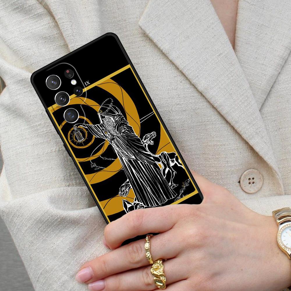 Tarot Card The Hermit Cell Phone Case for Samsung Galaxy S26 Ultra S25 S24 S23 S22 S21 S20 Note10 Cover