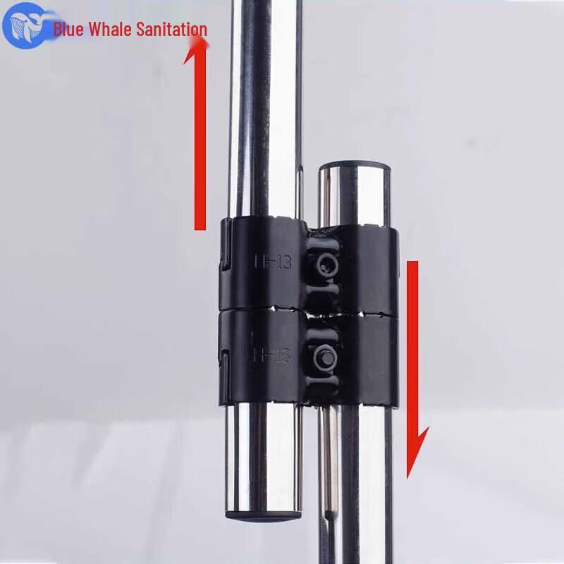 Floor-Standing Mobile Mop and Broom Holder
