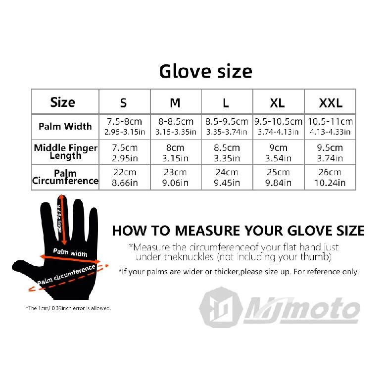 JCAA-Durable Motorcycle Riding Gloves for Men Women,Waterproof,Touchscreen,Anti-Slip,Anti-Fall,Protective,Bike,Moto,Warm Winter